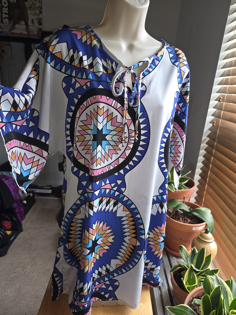 Meghan LA Midi Dress with Medallion Print